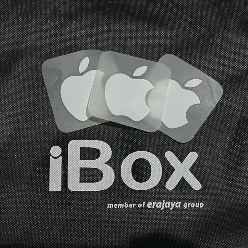 

Stiker Apple Single copotan dari Box Original
