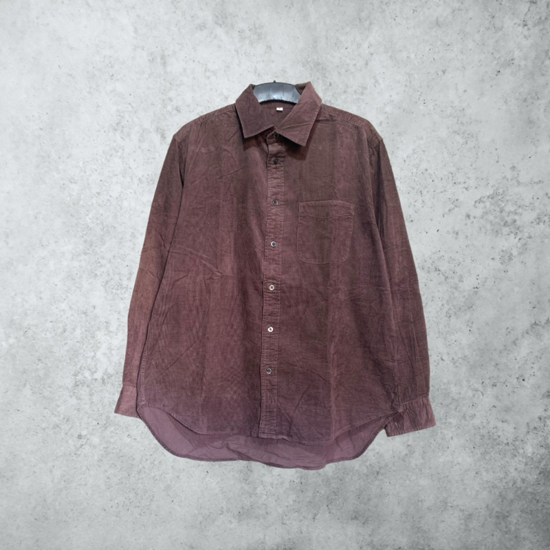 kemeja corduroy second