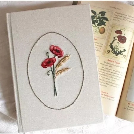 

TWIN FLOWERS BOOK EMBROIDERY