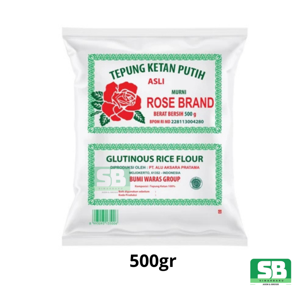 

Tepung Ketan Rose Brand 500 Gram Tepung Beras Ketan