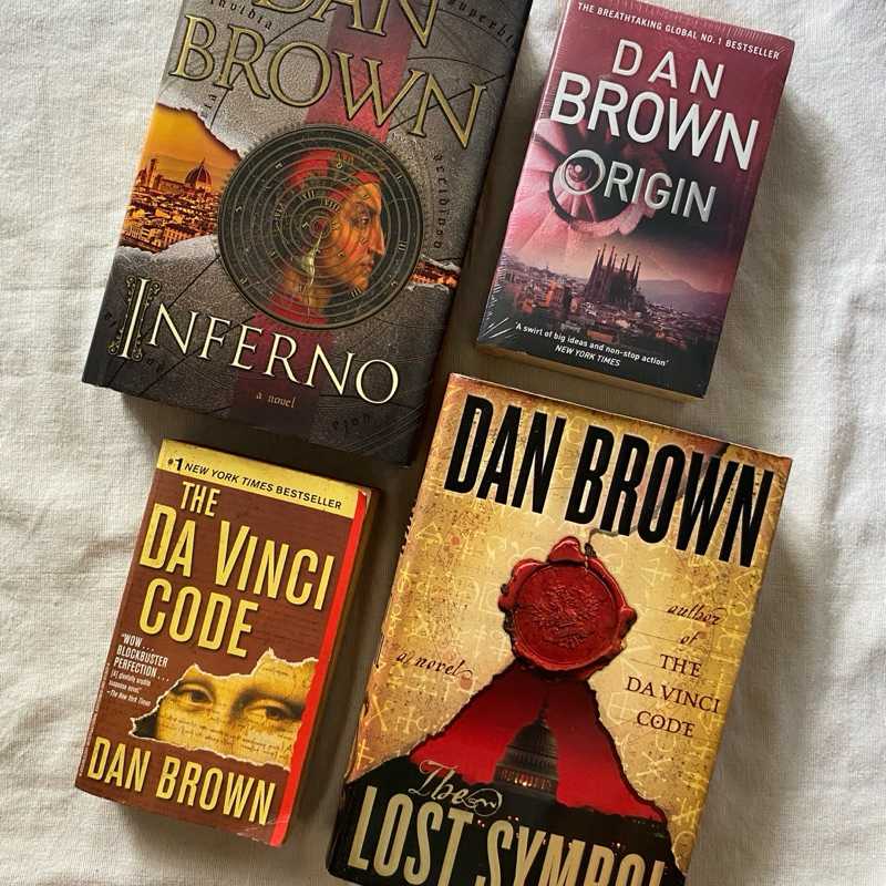 Buku Novel Import Dan Brown - Origin The Lost Symbol Inferno The Da Vinci Code Preloved New ORIGINAL