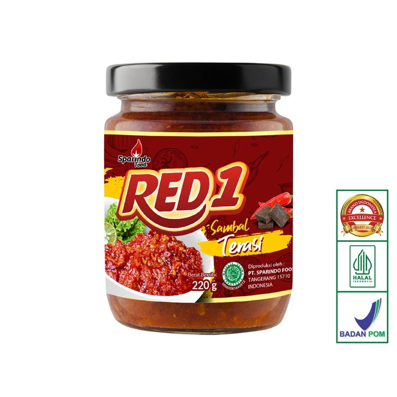 

RED1 Sambal Terasi 1 Kg (No label)