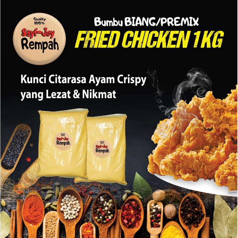 

Siap Buka Usaha Fried Chicken Dengan Bumbu Utama Biang/Premix