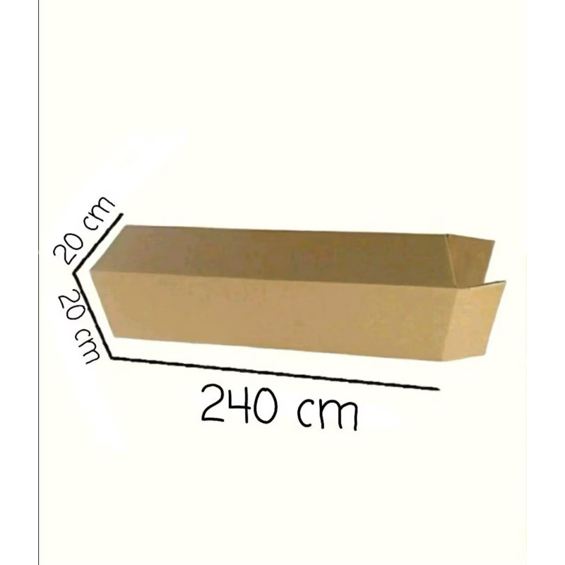 

20x20x219 cm dus custom order double wall spt di gambar