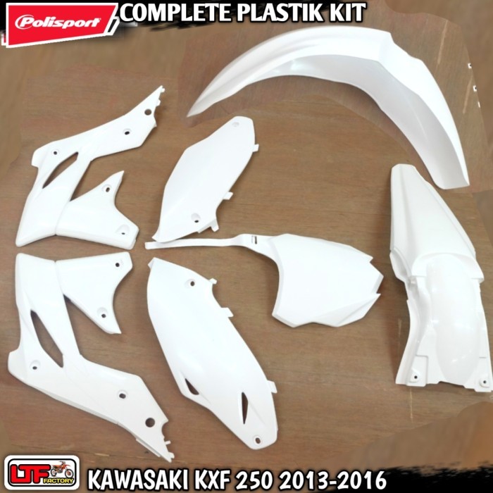 KAWASAKI KX - KXF 250 F 2013 2014 2015 2016 - POLISPORT COMPLETE PLASTIK KIT - COVER BODY FULL SET M