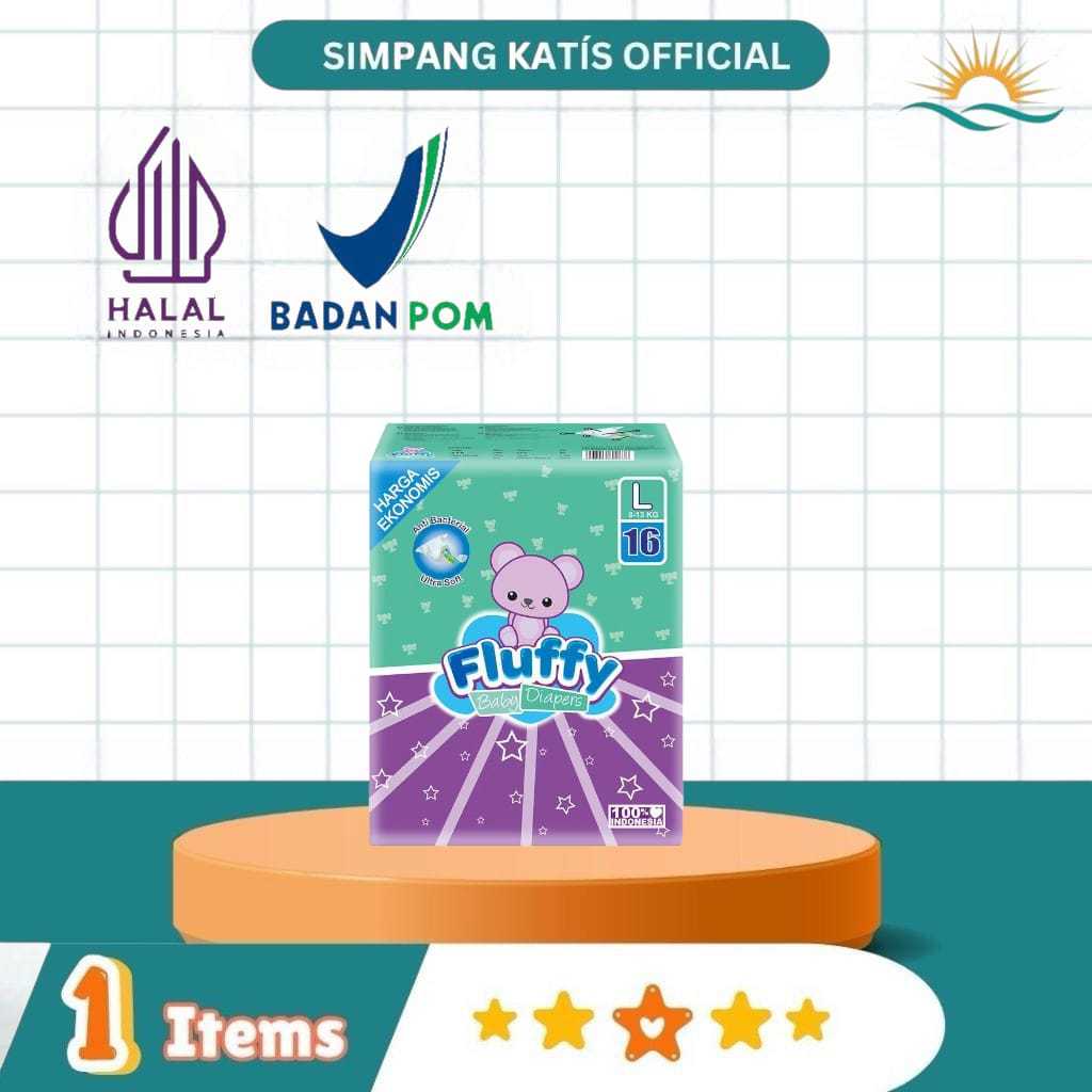 [TERMURAH]PAMPERS FLUFFY BABY DIAPERS PEREKAT S10