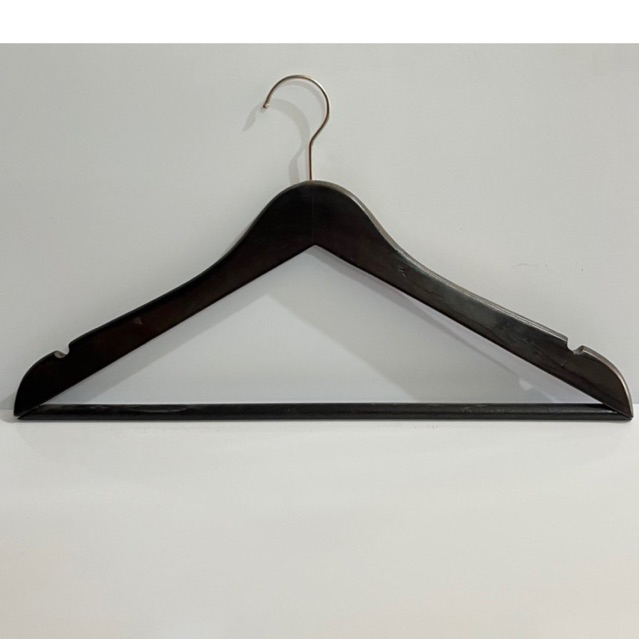 Hanger Kayu Palang Hitam / Hanger Baju