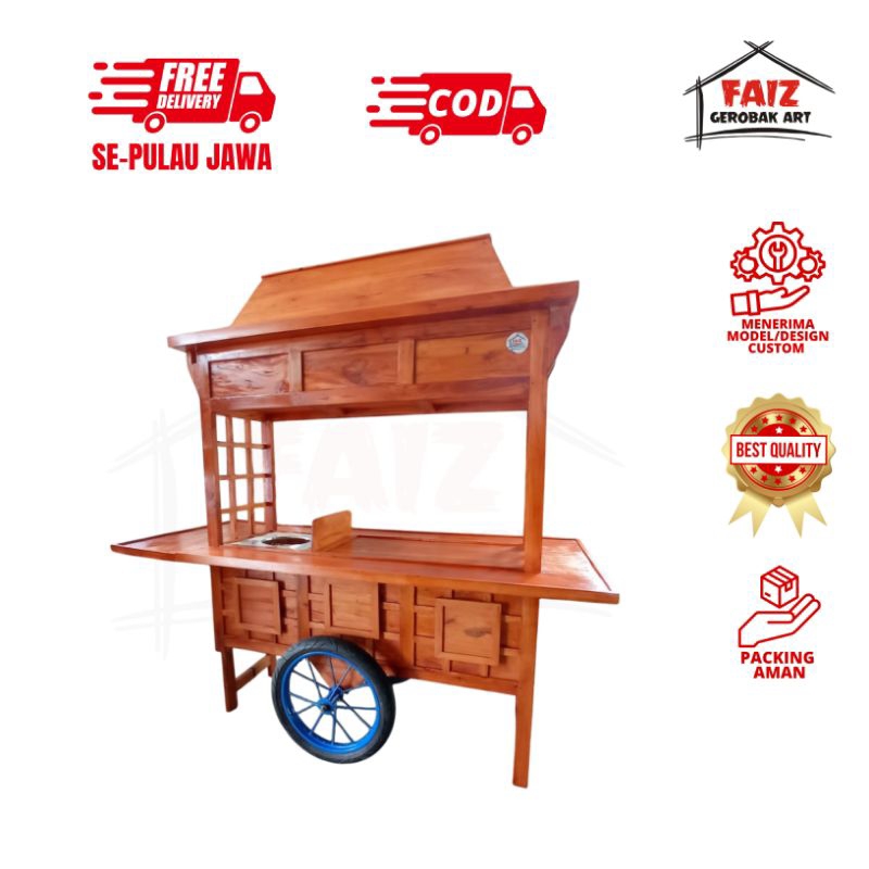 GEROBAK ANGKRINGAN JEPANG ATAP JOGLO