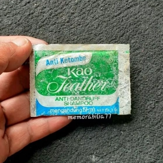 Koleksi Shampoo Jadul KAO Feather Bubuk