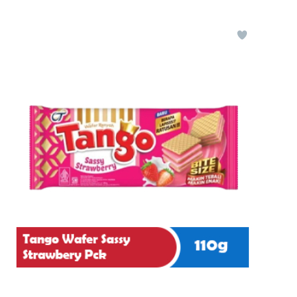 

TANGO WAFER SASSY STRAWBERY PCK 110g