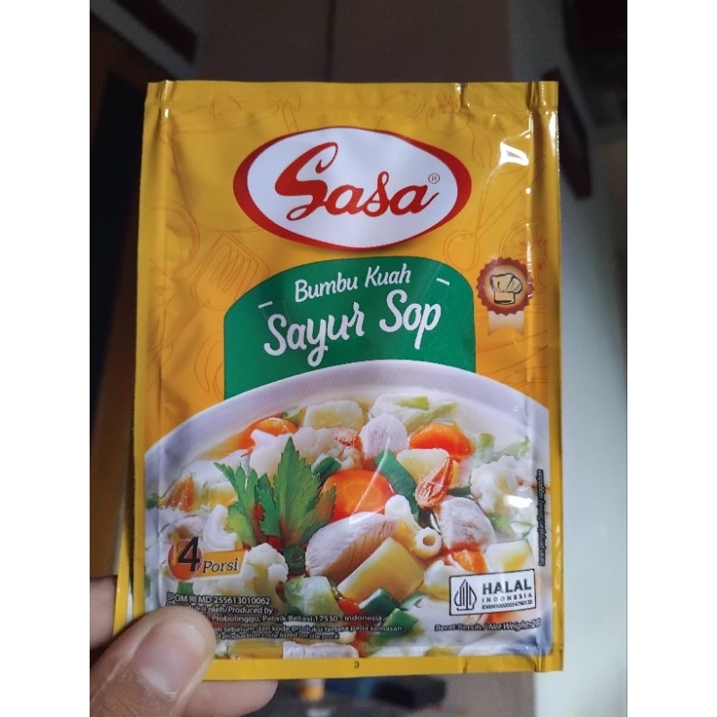 

sasa bumbu sayur sop 20g/bumbu instan