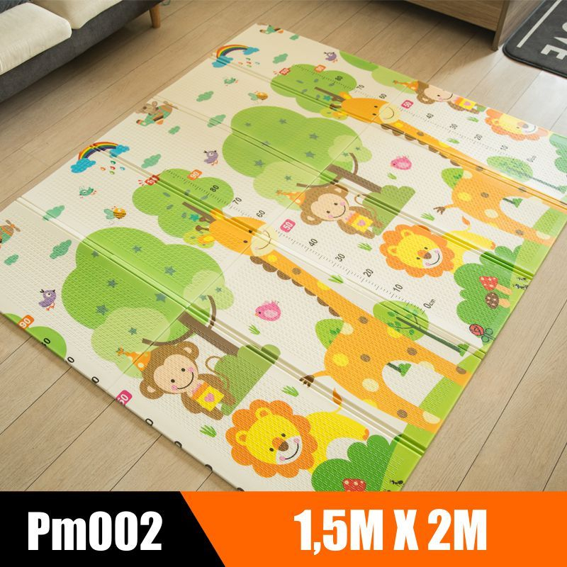 Terbaru Playmat Playmate Tebal Premium Lipat Tebal 0.5Cm Double Pad 2 Karpet Kartun -