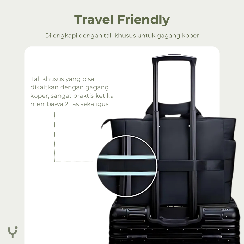 RK YOURA - YURI Bag Tas Wanita Fluffy Tote Bag Travel Bag Tas Wanita Gym Yoga Olahraga Sport Bag