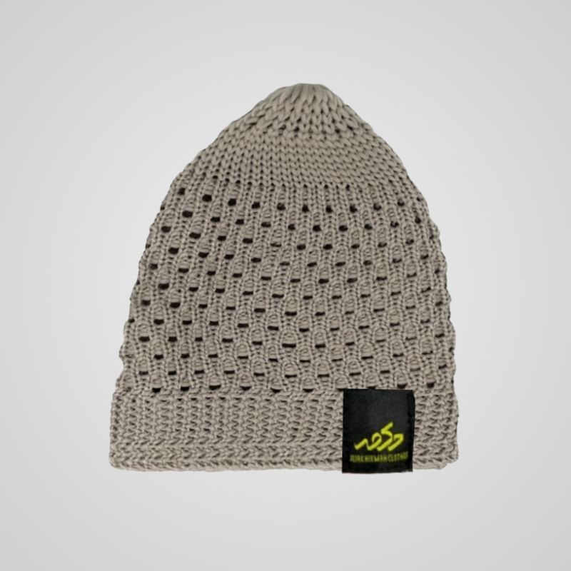 JEJAK HIKMAH - PECI RAJUT CREAM DEWASA ORIGINAL PREMIUM