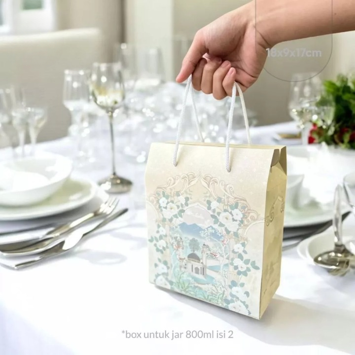 

( 5 Pcs ) Box Hampers Lebaran Idul Fitri Premium Tebal Motif Mountain Breeze Ukuran 18x9x17 cm