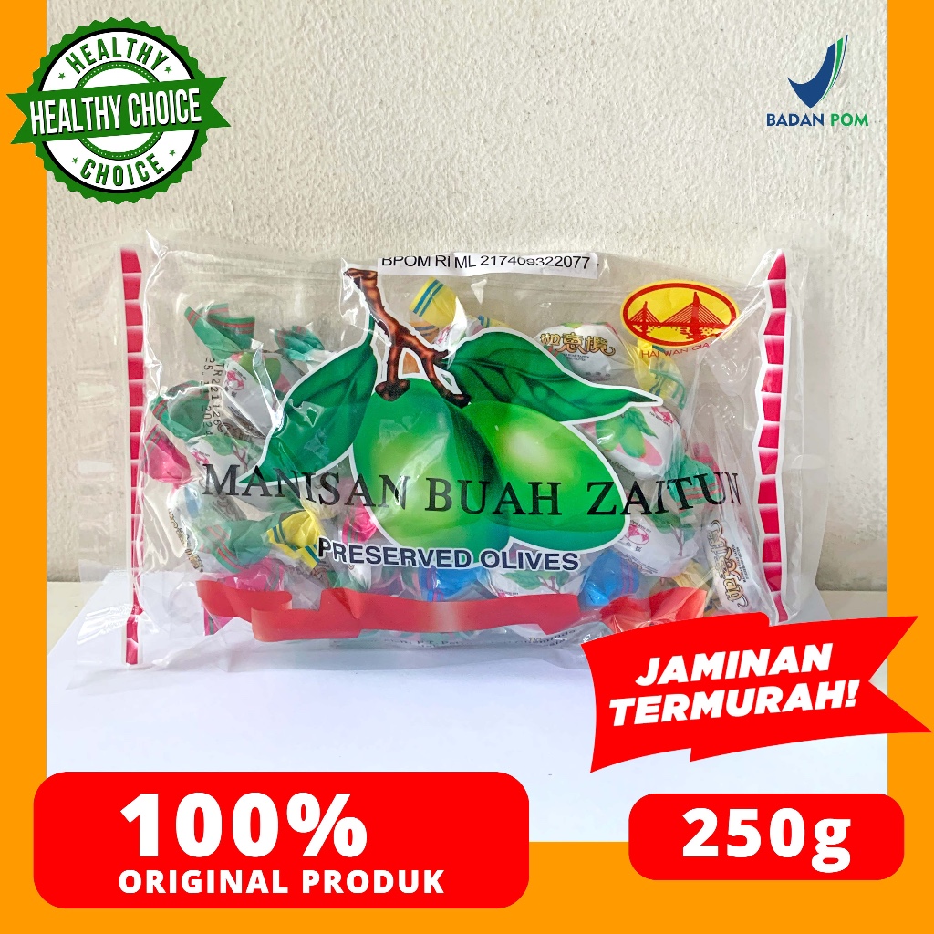 

MANISAN BUAH ZAITUN PRESERVED OLIVES HAI WAN QIAO 250g