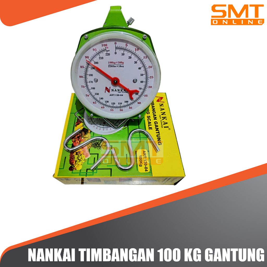 Nankai 100kg / Timbangan Gantung Nankai 100KG - Timbangan Gantung Analog 100 Kg
