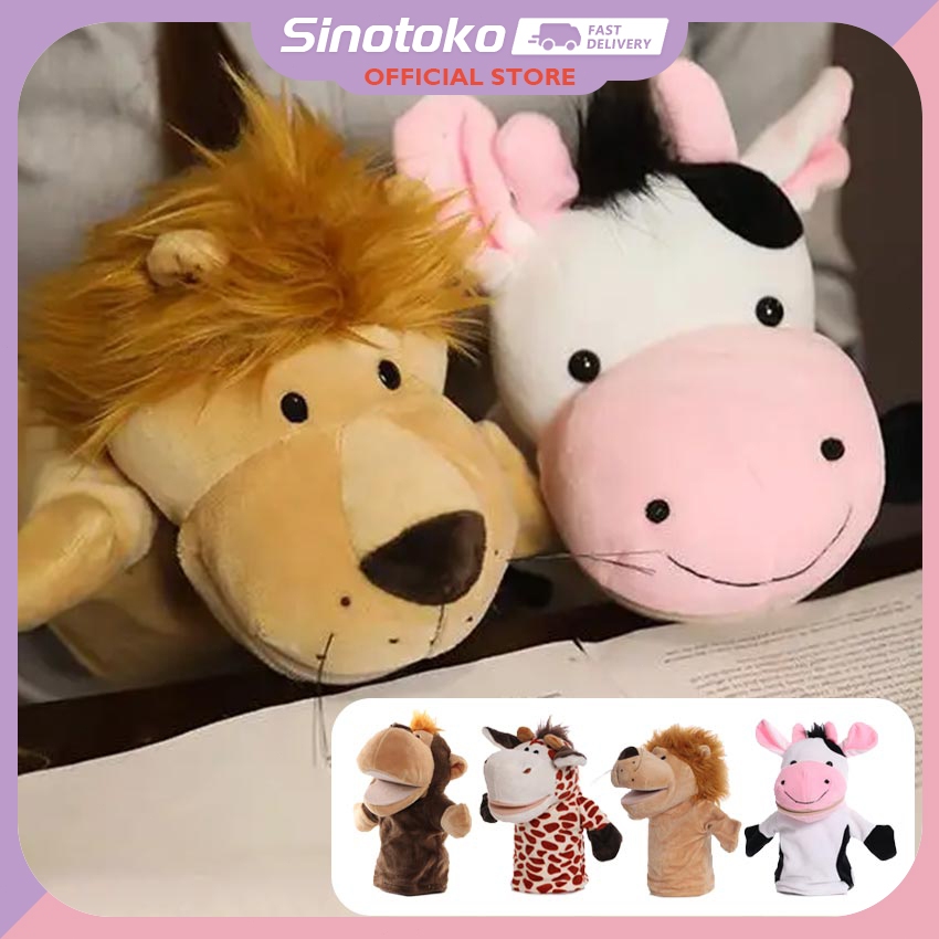 Versi Premium Dari BonekaTangan Hewan Dengan Mulut Terbuka / 4 Gaya Boneka Tangan Hewan Dengan Mulut