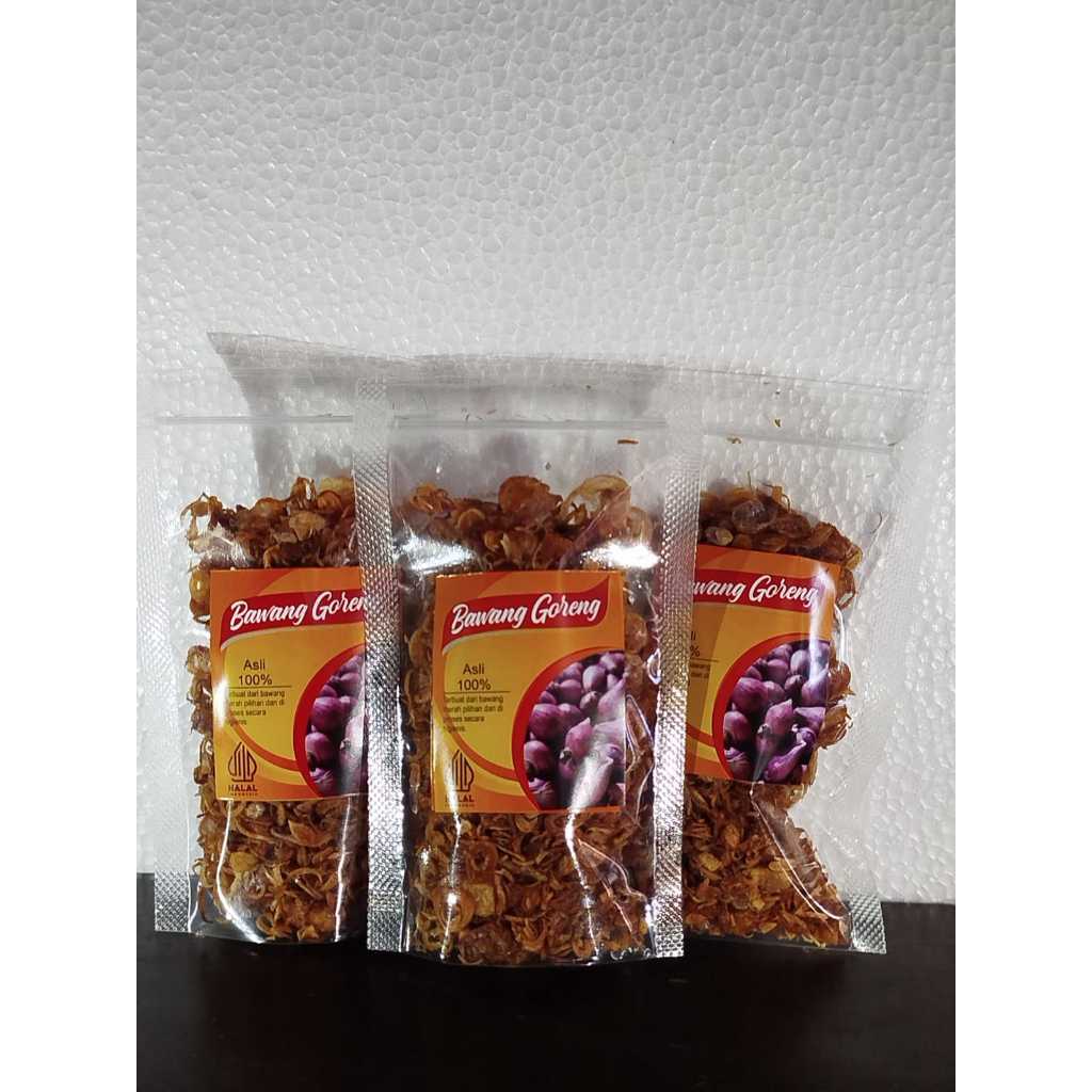 

Bawang Goreng Original paket 3 pak 9x15