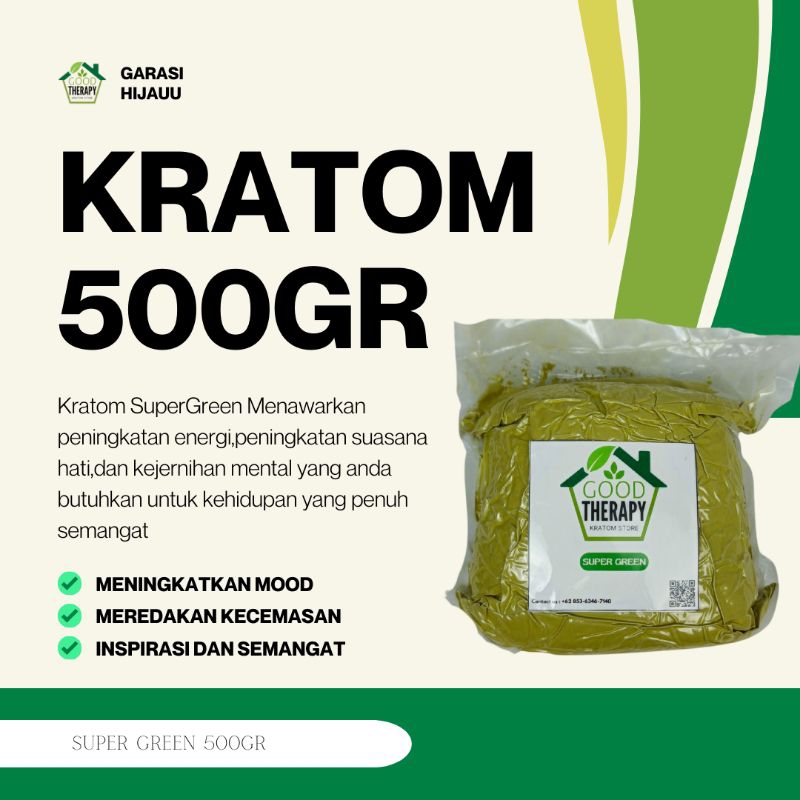 

500gr green jamu KTM asli kalimantan
