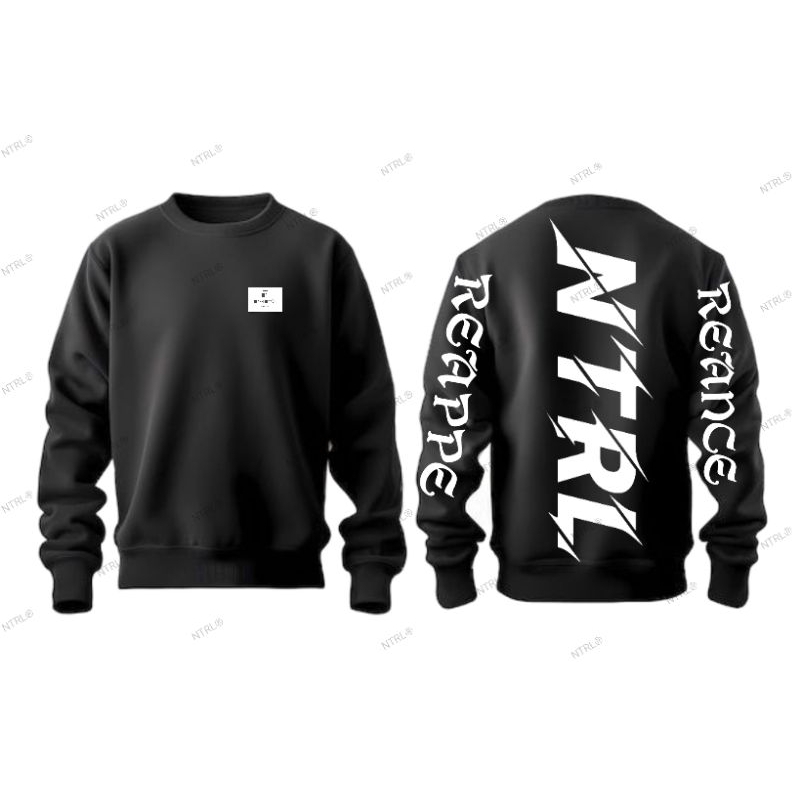 Hoodie NTRL Reappereance streatwear|•unisex|•Black