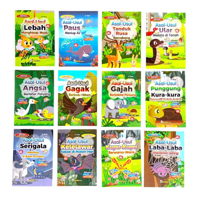 Buku Cerita Asal Usul Hewan Dongeng Anak Bergambar