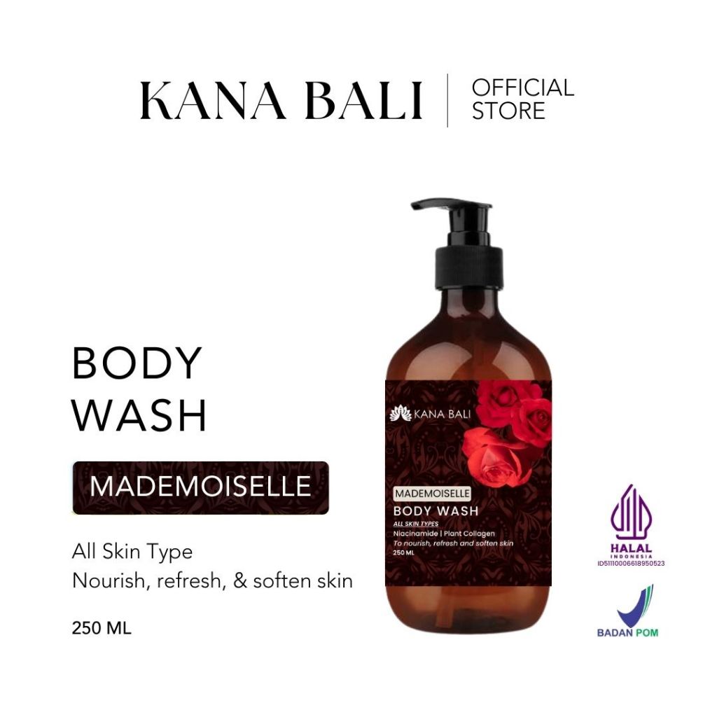 Kana Bali Nourishing Body Wash Mademoiselle - Sabun Mandi | Sabun Cair