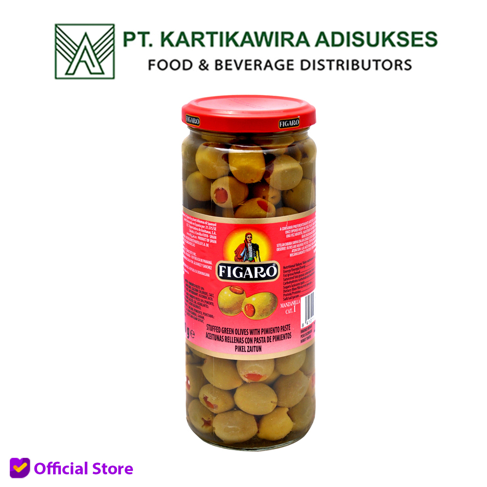 

Figaro Green Olive with Pimiento Paste 450gram