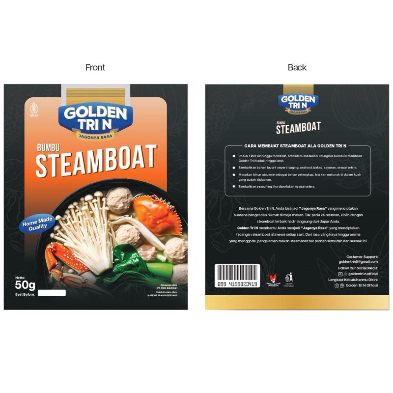 

Bumbu Steamboat Golden Tri-N (50g)