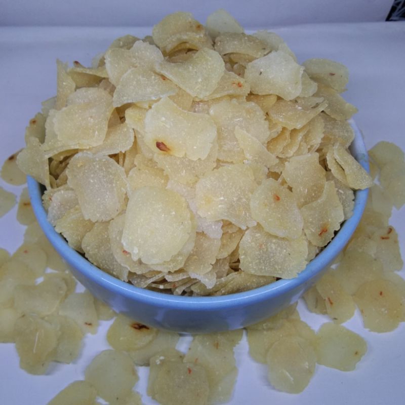 

krupuk singkong kecil atau opak pedas berat 250 gram