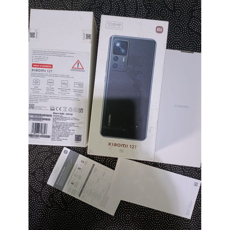 DUS BOX KOTAK XIAOMI 12T ASLI COPOTAN ORIGINAL (TIDAK ADA HP)