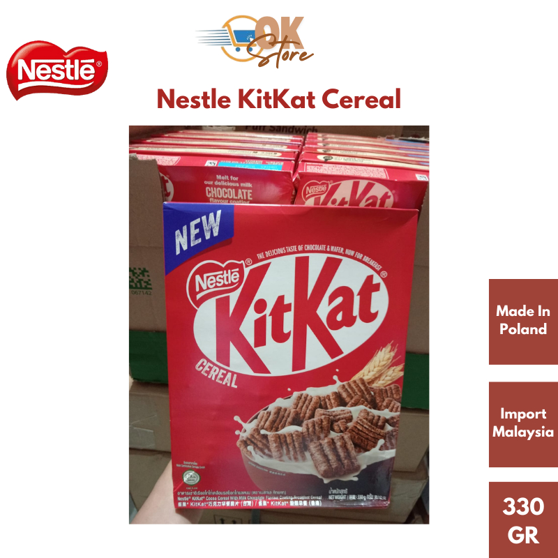 

Nestle Kitkat Cereal 330 GR, Breakfast Cereal Buatan Polandia (Expiry 9 October 2025)