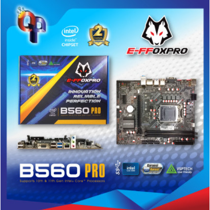 Motherboard Effoxpro B560 pro ( LGA1200 / B560 / DDR4 ) B560M GARANSI RESMI 5 TAHUN