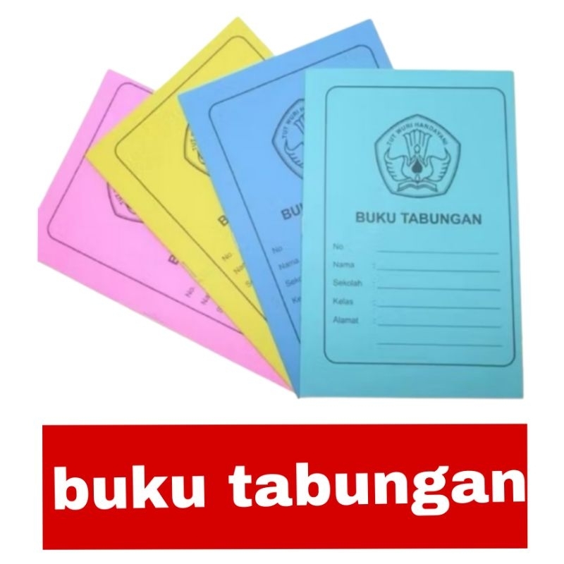 

( 1 pcs ) buku tabungan murid 12 lembar ukuran 10x14 cm