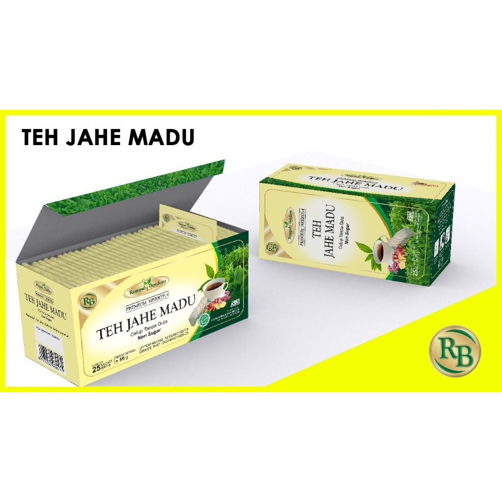 

Rempah Bendoro Teh Jahe Madu Celup Tisane Isi 20