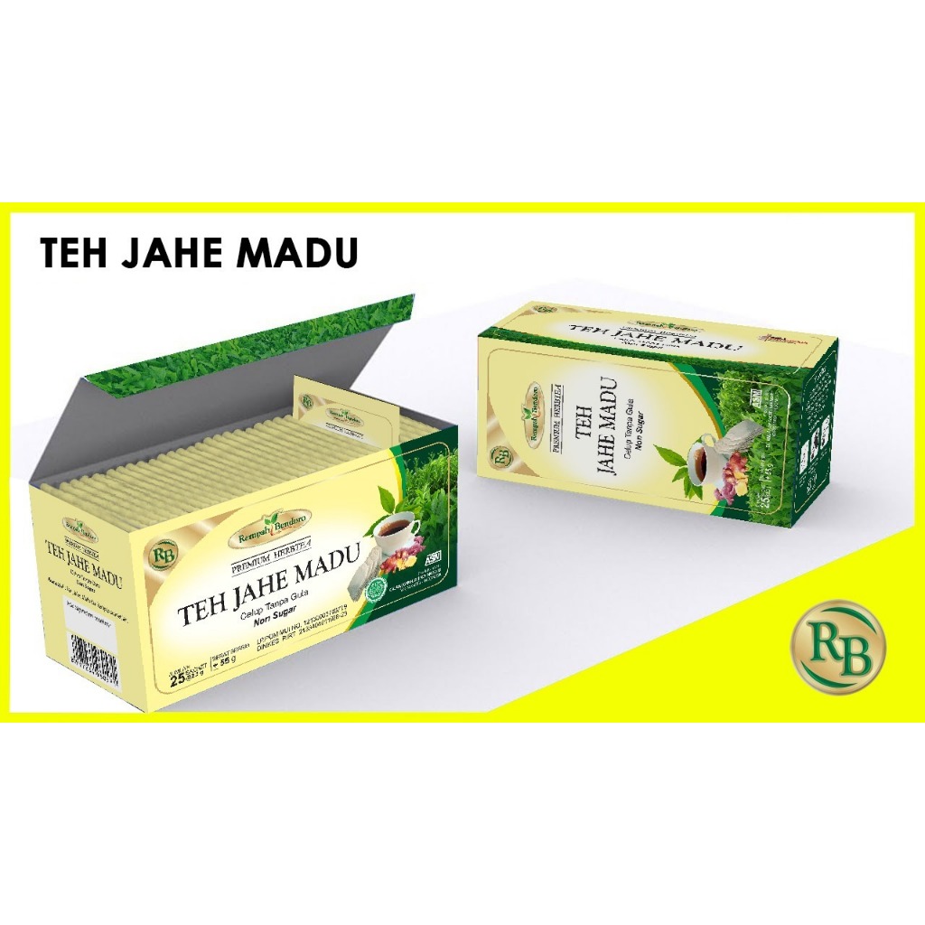 

Rempah Bendoro Teh Jahe Madu Celup Tisane Isi 20