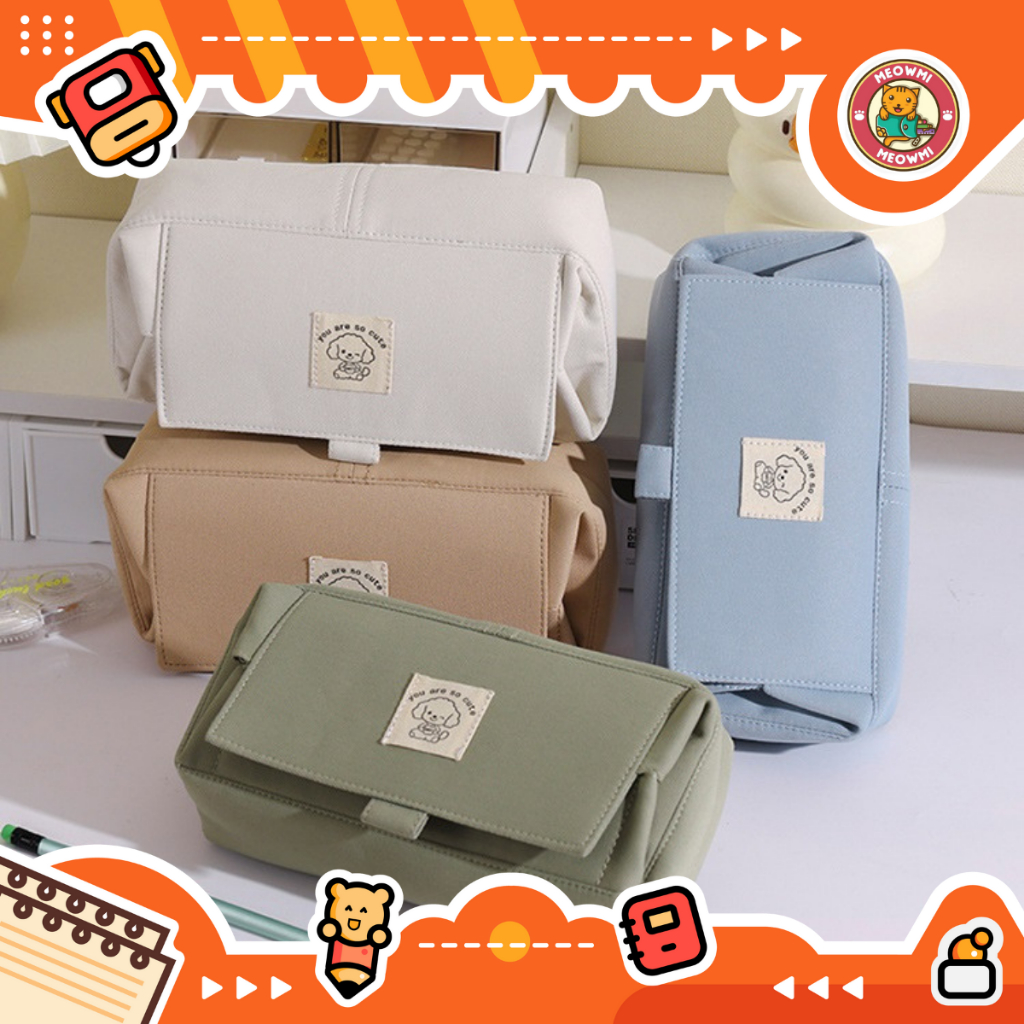 

Tempat Pensil Kapasitas Jumbo Canvas Aesthetic Morandi PC0214