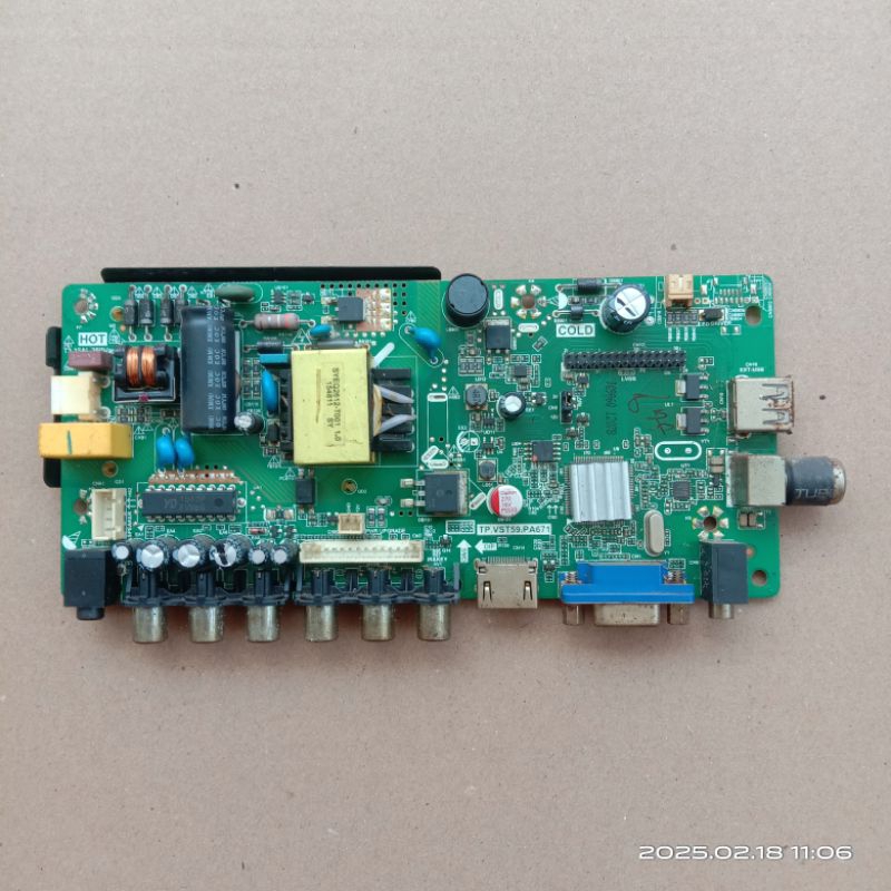 MB mobo mainboard mesin tv Mito 1930 TP.VST59.PA671 original copotan