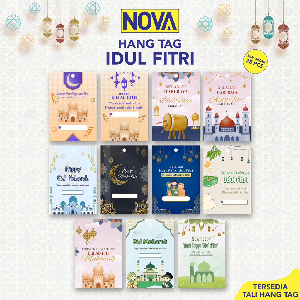 Hang tag lebaran idul fitri / Hang tag hampers / Hang tag idul fitri Hang tag lebaran / tag hampers 