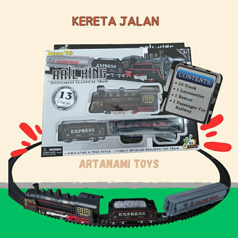 Kereta Rail King / Mainan Anak / Mainan Kereta