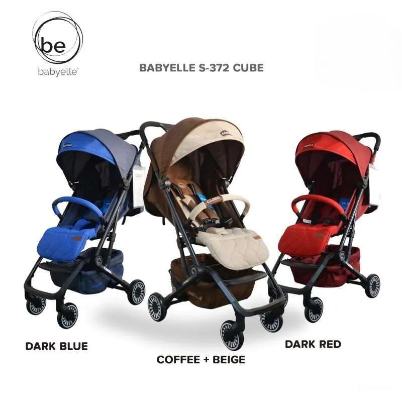 New - Stroller Kereta Dorong Bayi Babyelle Cube S 372 (DARK RED + RED)
