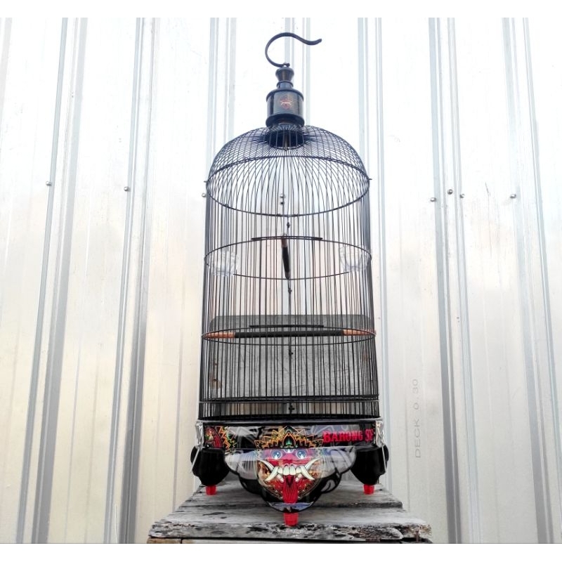 SANGKAR FULSET LOVEBIRD TEBOK PVC BERMOTIF