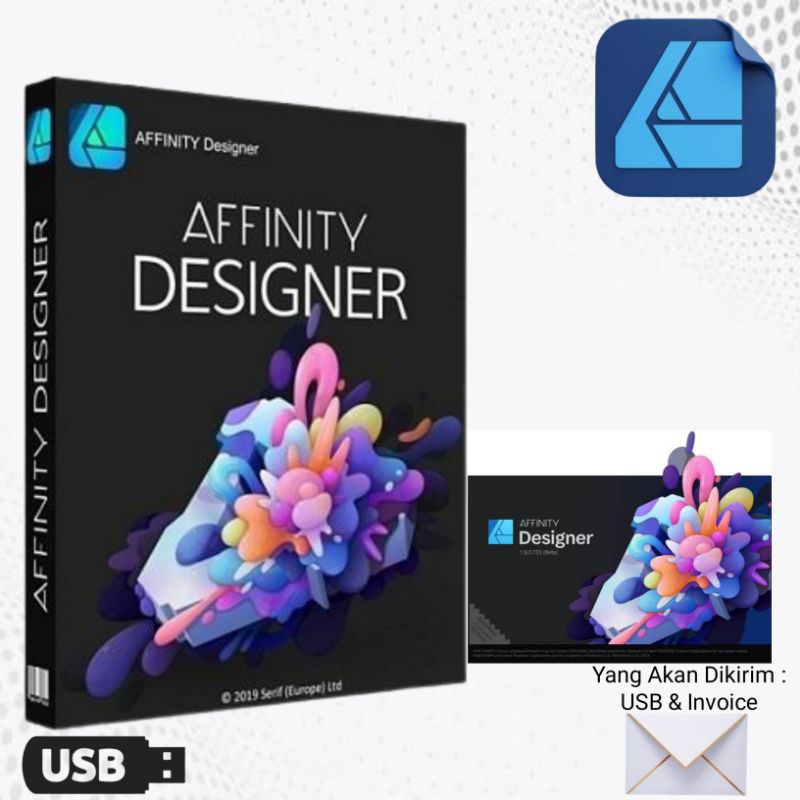 Affinity Designer V1 Original Key Product Lisensi for Win/Mac (Lifetime).