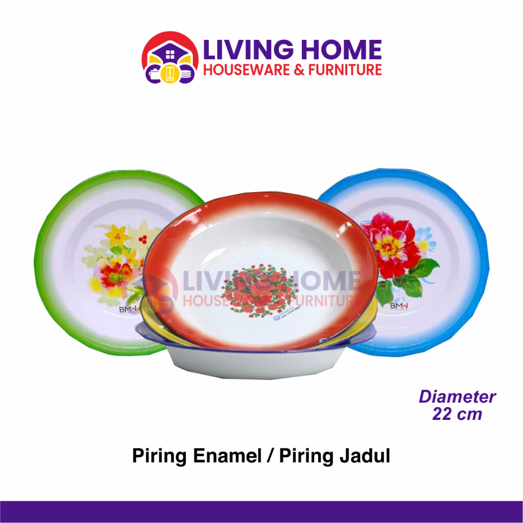 Piring Enamel / Piring Seng / Piring Jadul / Piring Makan
