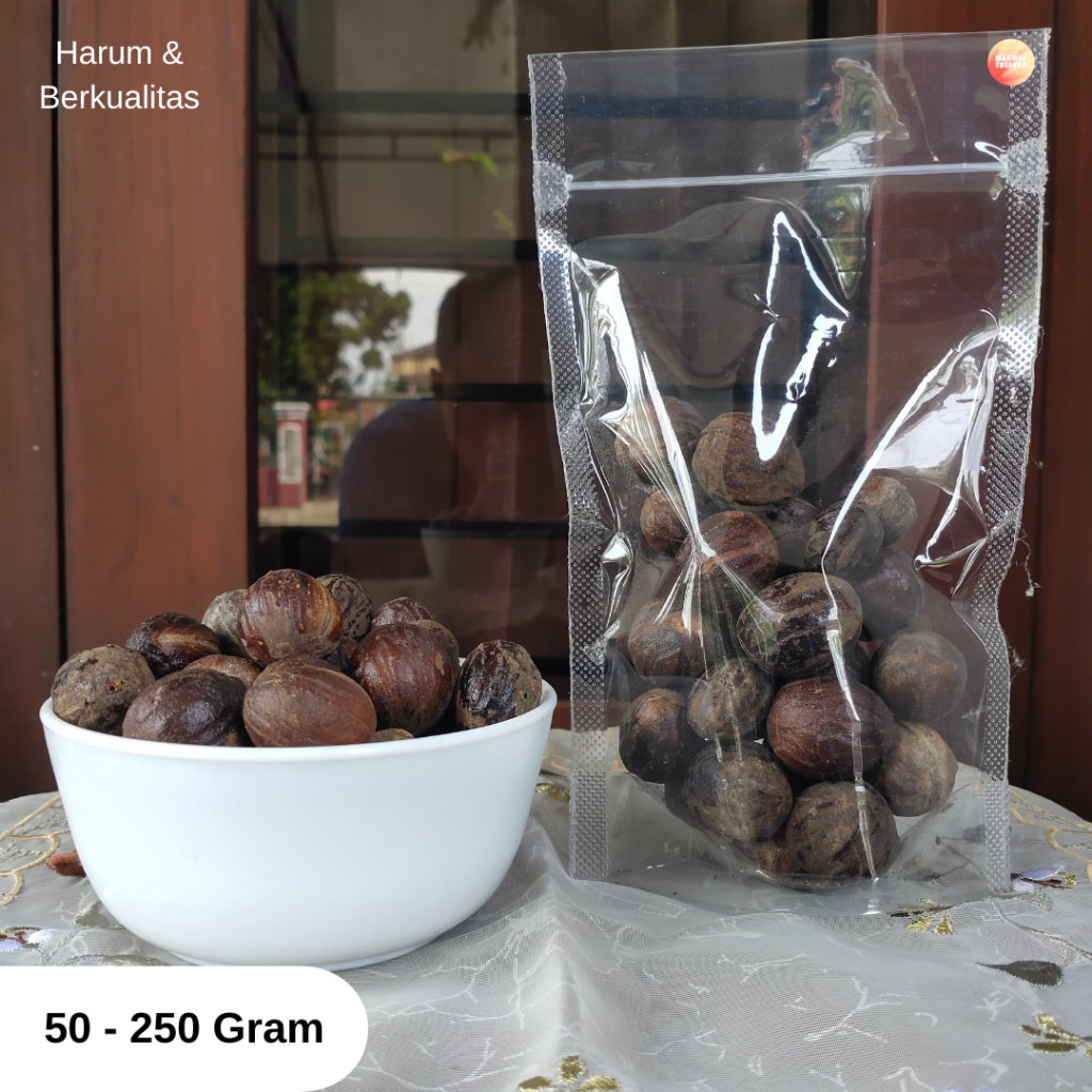 

Biji Pala Super Utuh | Sedia 50 - 250 Gram | Bahan Olahan Masakan