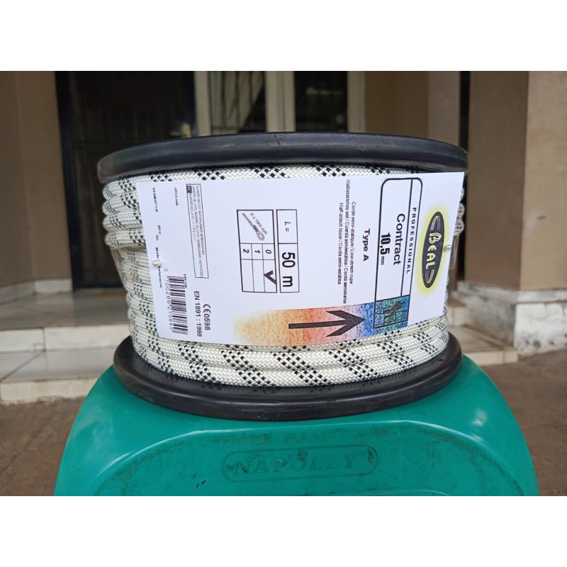 JUAL TALI KARMANTEL 10.5MM 11MM 12MM X 50 METER/ TALI KARMANTEL STATIS 10.5MM/ TALI KARMANTEL STATIS