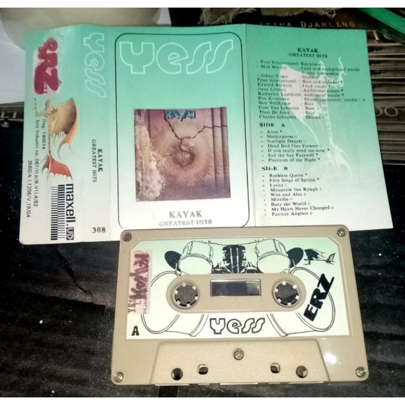 Kaset Pita: Kayak-Greatest Hits