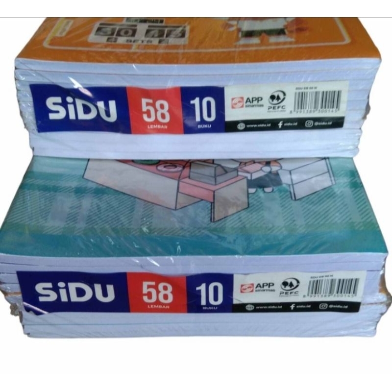 

Buku Sidu 58 Lembar Isi 10 Buku per Pack