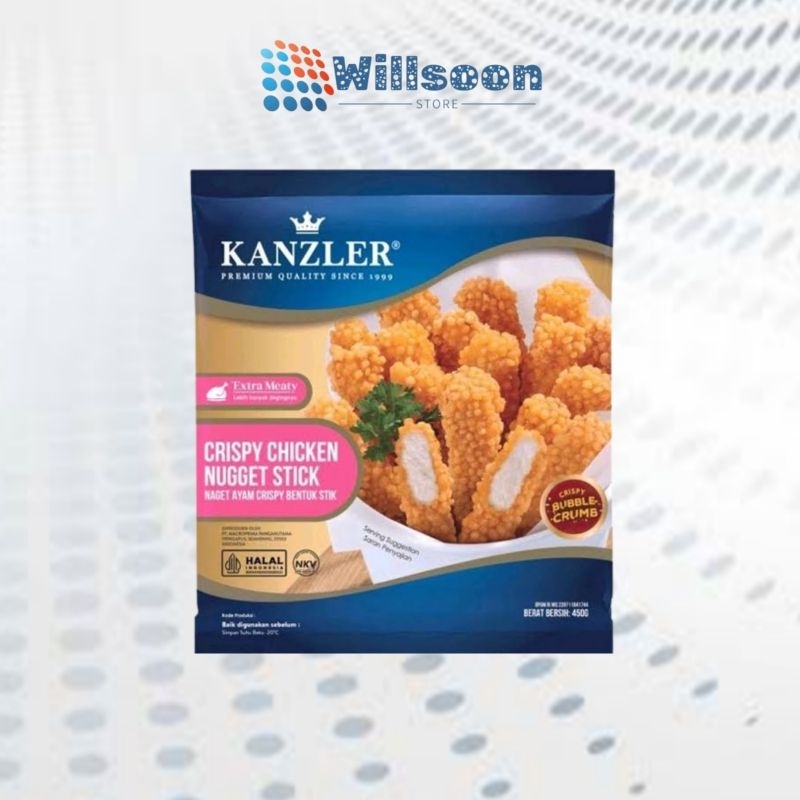 

Kanzler Crispy Chicken Nugget Stick 450gr