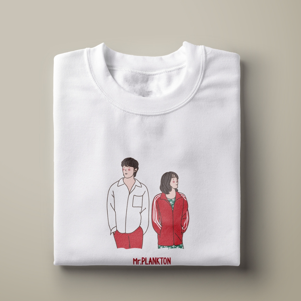 KAOS KDRAMA MR PLANKTON KOREAN DRAMA T-SHIRT KOREAN DRAMA KDRAMA MERCHANDISE KAOS DRAMA KOREA